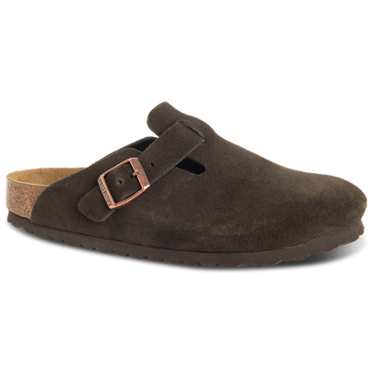 Birkenstock Boston Soft Footbed Suede Clogs - Women's