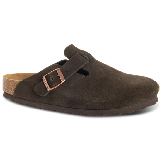 Birkenstock Boston Soft Footbed Suede Clogs - Women's